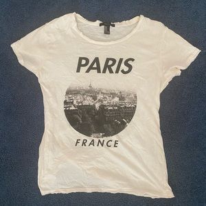 Forever 21 Paris France T shirt